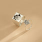 Jewelry creative personality metal radish ring jewelry retro old geometric index finger ring ring