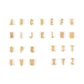 Jewelry Custom Fashion Accessories Peach Heart Single Layer Alphabet Necklace Female ABC English Pendant