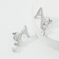 E1159 Temperament geometric earrings simple design sense creative ear hanging cold ear bone clip female