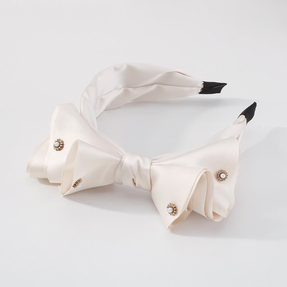 F3754 Temperament Super Fairy Headband Simple Candy Color Bow Hair Accessories Slim and Exquisite Headband