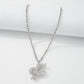 N9186 Ornament Geometric Full Diamond Simple Necklace Dragon Shape Creative Cold Personality Necklace