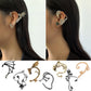 Jewelry Sweet Cool Flower Elf Earrings Female Personality Creative Snake Dragon Shape Animal Outline Earrings