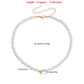 Jewelry colorful light luxury baroque pearl love necklace necklace female ins beaded necklace