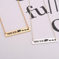 Explosive Mother's Day Gift Simple Fashion Mother Bear Pendant Necklace Alloy Gold and Silver Two Colors