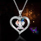Explosive fashion women's heart butterfly elephant pendant necklace beautiful animal series jewelry