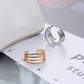 Simple earrings simple line ear bone clip CHIC four-layer ear clip fashion versatile popular male and female ear buckle