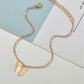 Vintage Alloy Hollow Butterfly Anklet Ankle Anklet Jewelry
