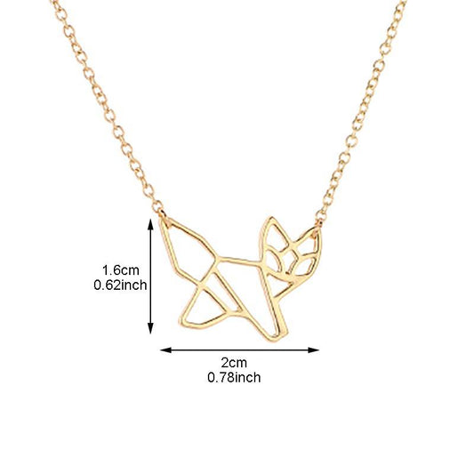 Necklace Personality Necklace Popular Hollow Fox Necklace Jewelry