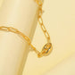 Dongdaemun necklace ins simple cold metal clavicle chain niche design sense versatile necklace