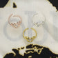 Fashion Jewelry Sweet Beauty Cute Cartoon Mickey Mickey Mouse Open Ring Electroplating Gold Silver