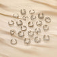 Fashion Simple Versatile Stainless Steel Ring Irregular Open Ring Ladies Ring Jewelry