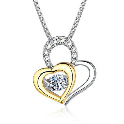 Jewelry Pendant Necklace Female Niche Design Feeling Love Heart Pendant Necklace Mother's Day Gift Jewelry