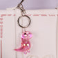 Creative trend small gift cartoon small dinosaur key chain pendant doll car couple bag pendant accessories