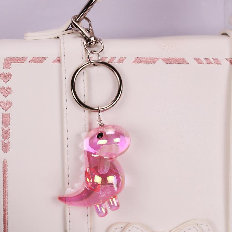 Creative trend small gift cartoon small dinosaur key chain pendant doll car couple bag pendant accessories