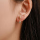 Set of decorations trend jewelry love love necklace earrings ring fashion three-piece set