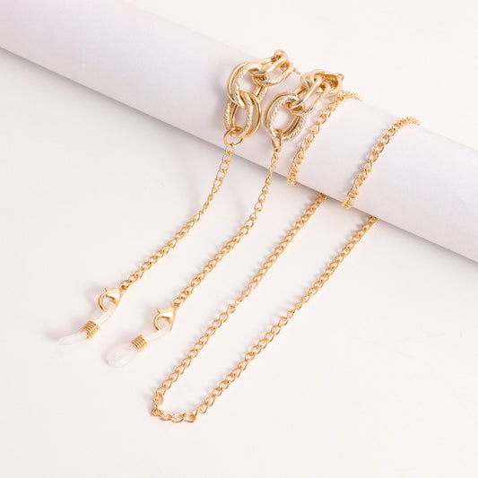 Mask hanging chain glasses hanging chain glasses chain mask chain glasses metal hanging chain metal chain