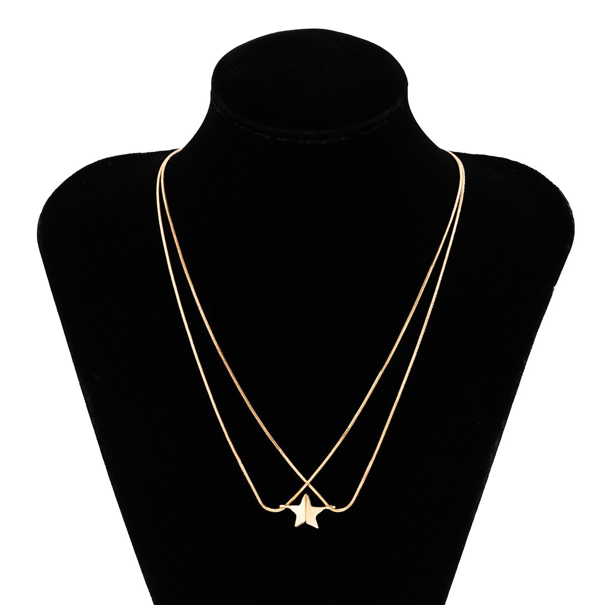Jewelry Personality Snake Bone Chain Friendship Set Necklace Simple Magnetic Star Pendant Couple Necklace