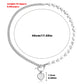 Jewelry stitching chain imitation pearl necklace love mother-of-pearl beaded necklace female clavicle chain light luxury feeling