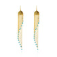Fashion Earrings Exquisite Alloy Turquoise Boutique Female Jewelry Ladies Personality Earrings