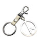 Quan Zhilong GD anti-war logo stainless steel key chain pendant cowhide connection piece Valentine's Day gift world peace