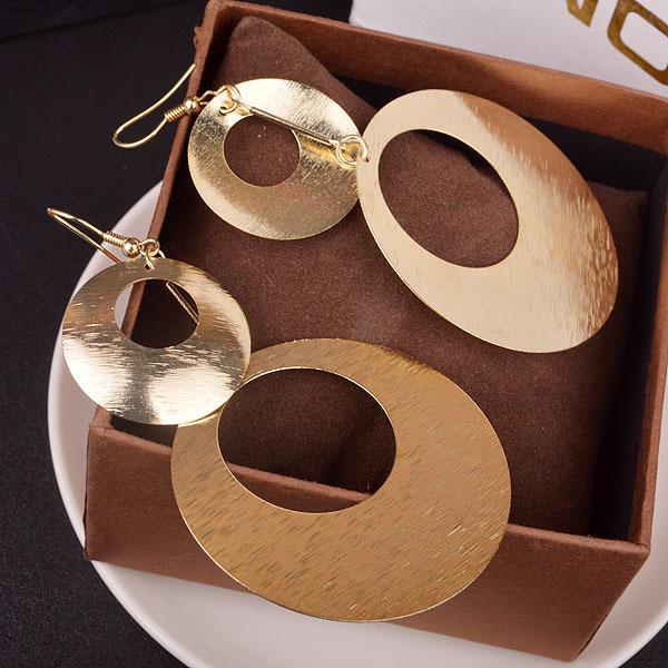 Versatile Women's Earrings Casual Multi-level Hollow Brushed Earrings Price