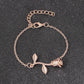 Fashion Rose Letter Bracelet Temperament Simple Flower Bracelet Hand Jewelry