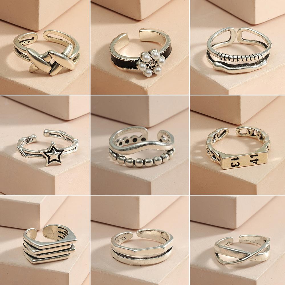 Popular Geometric Beach Foot Ring Sexy Metal Hollow Knuckle Ring Ethnic Foot Jewelry