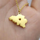 Belgium Country Map Necklace World Map Europe Pendant Stainless Steel Jewelry