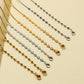 Fashion small flower mask hanging chain stainless steel gold-plated mask anti-lost hanging neck lanyard glasses chain