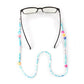 Glass bead mask hanging chain all-match soft pottery letters glasses chain mask chain