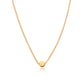 Fashion geometric small round cake exquisite necklace temperament simple all-match necklace