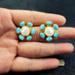 Jewelry fashion pearl turquoise earrings female minority design sense simple earrings jewelry