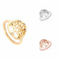 Exclusively for explosive style hollow tree ring female circle banyan tree plant ring ring small fresh women's jewelry