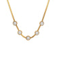 High-end Pearl Wide Flat Necklace Female Niche Design Sensation Lady Temperament Versatile Clavicle Chain Titanium Steel