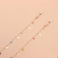 Jewelry Fashion Color Rhinestone Gemstone Glasses Chain Versatile Metal Lightning Pendant Glasses Accessories