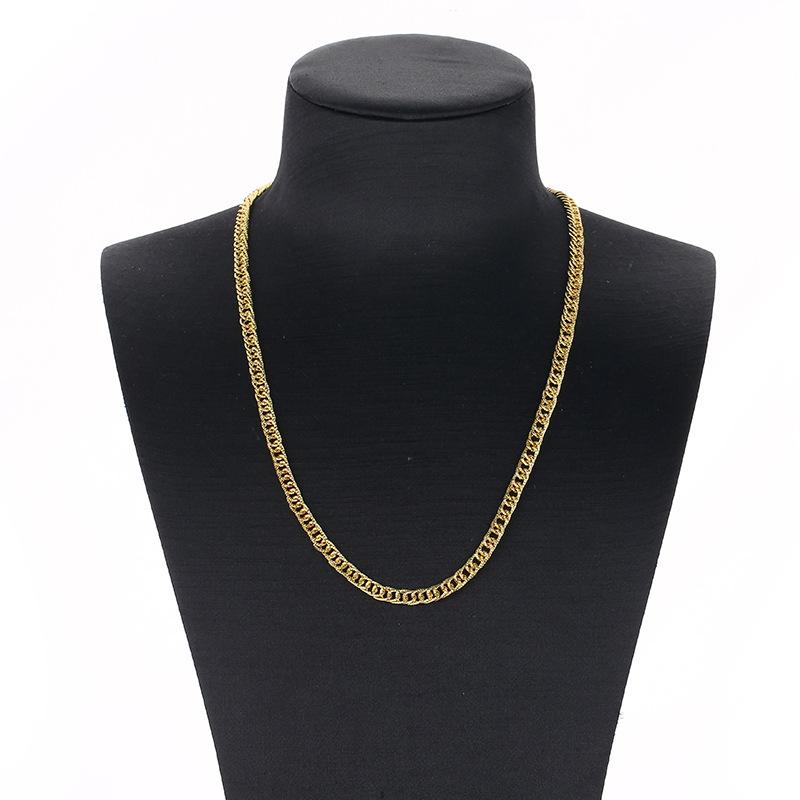 eaby jewelry fashion simple men's necklace personalized hip-hop necklace iron chain jewelry