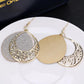 Exaggerated Swing Earrings Palace Vintage Frosted Earrings