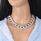 in indifferent niche design aluminum chain collarbone chain female trend fashion temperament stacked hip-hop necklace