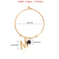 Jewelry Geometric Big Ring Letter M Pendant Bracelet Female Ins Simple Versatile Bracelet Accessories