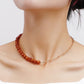 Jewelry Stitching Half Simple Bead Necklace Women's Versatile Light Luxury Personality Natural Trendy Necklace