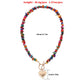 Jewelry Three-dimensional Hollow Heart Pendant Necklace Femininity Fashion Color Stone OT Chain Necklace