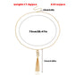 Jewelry Autumn and Winter Tassel Sweater Necklace Diamond 8-character Chain Necklace Sweater Chain Advanced Sense Female