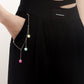 Jewelry tassel color five-pointed star pendant pants bag accessories female hip-hop geometric clothing pendant