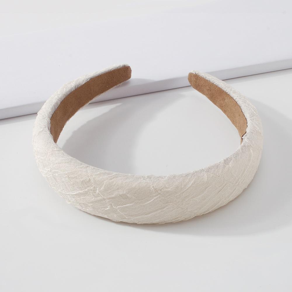 F3874 Fashion temperament chiffon pleated hair accessories sweet fresh cute trendy candy color headband