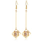 Popular alloy spherical hollow three-dimensional zircon earrings earrings simple style