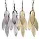 Fashion Simple Four Leaf Thread Shiny Earrings Christmas Lady Ornaments