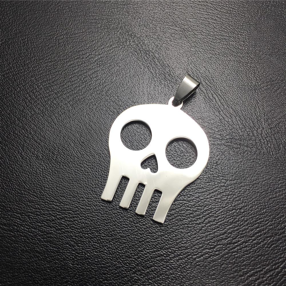 Skull Counter-Strike Blade Anchor Cross Titanium Steel Pendant Stainless Steel Metal Necklace Accessories Collection