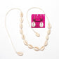 Fashion jewelry non-mainstream personality shell necklace cotton thread female workers wear shell necklace clavicle chain