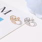 Small fresh earrings simple diamond-studded star-shaped ear clip five-pointed star ear bone clip fashion single earring without ear piercing