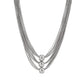 Jewelry exaggerated metal ball pendant necklace personality multi-layer box chain retro necklace female
